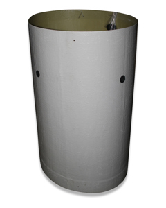 Extension tube for roof sheet CL-600 gray cpl